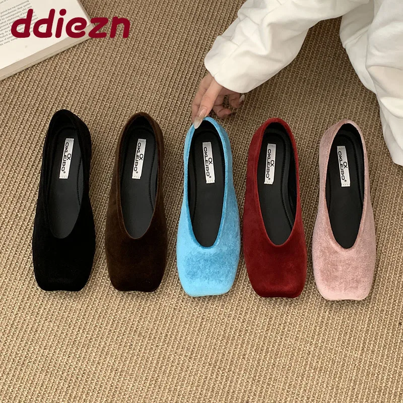 

Модные шелковые женские туфли на плоской подошве с обувью, повседневная роскошная женская обувь на мелкой подошве, женские туфли без шнуровки с квадратным носком