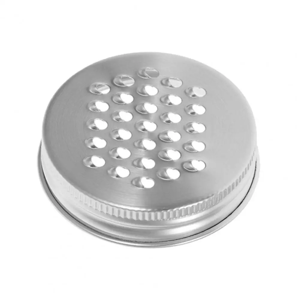 

Fine Workmanship Grater Accessory Stainless Steel Mason Jar Grater Lid Set Food Grade Shredder Covers for 70mm Graters Smooth