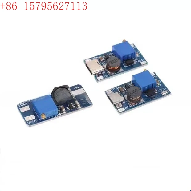 MT3608 Усилительный модуль DC-DC 2A Усилительная плата Входное напряжение 2-24 В Доруга 5/9/12/-28 В Регулируемый