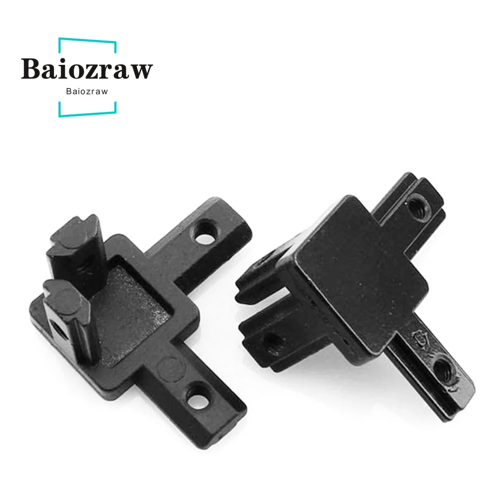 2020 Black Silver L Type 3-dimensional Bracket Concealed 3-way Corner Connector Eu Standard 20/30/40 Aluminum Profile Corner