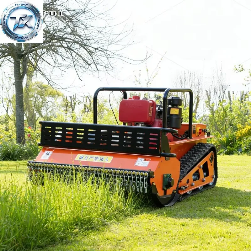 【Best Choice】2026 Hot Sale Customized Diesel Fuel Crawler Grass Cutter Remote Control Lawn Mower Robotic Lawn Mowe Ce/Iso Certif