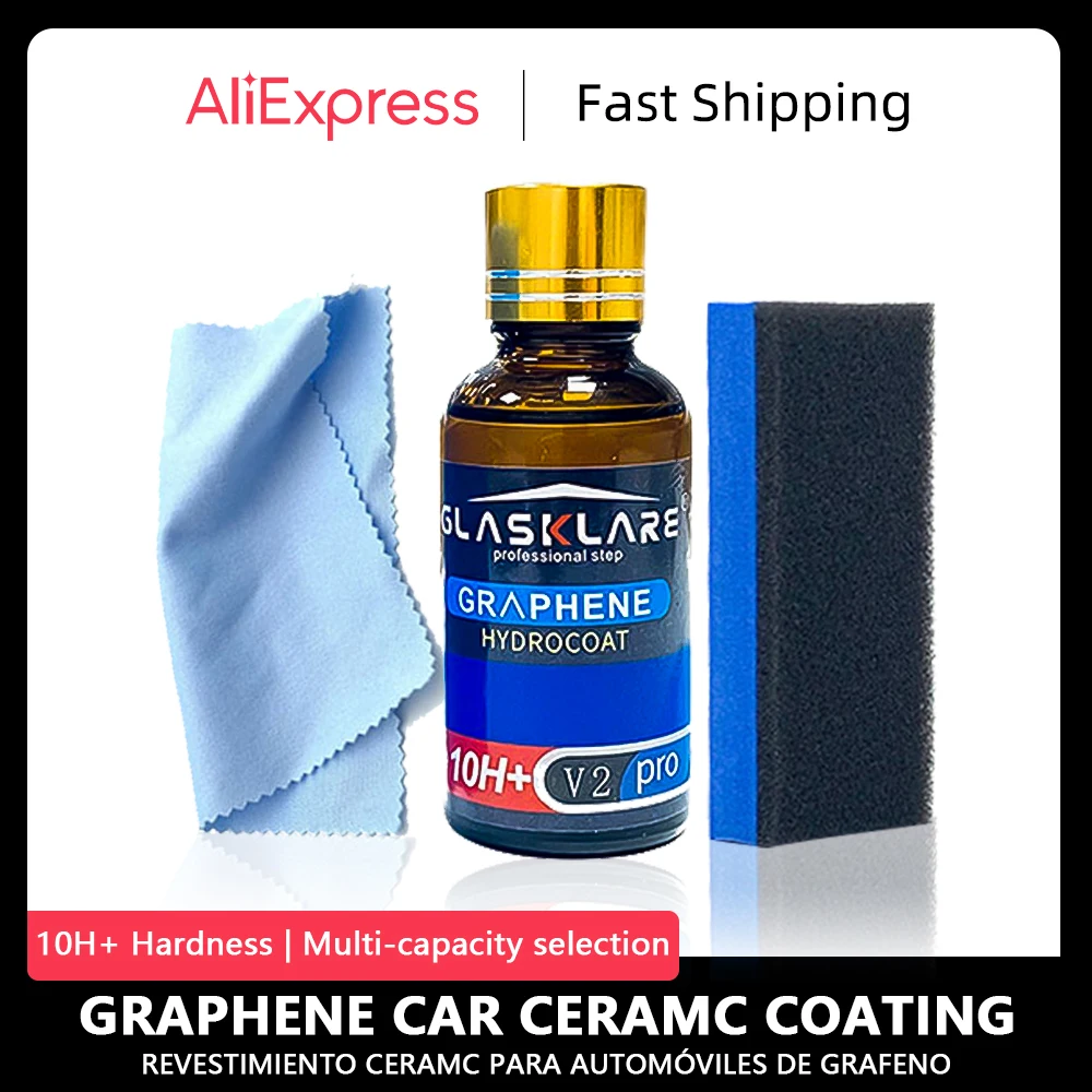 

Graphene Car Ceramic Coating 10H+ German Liquid Glass Nano Super Hydrophobic Car Plating Anti-Scratch Car Polish Exterior Care