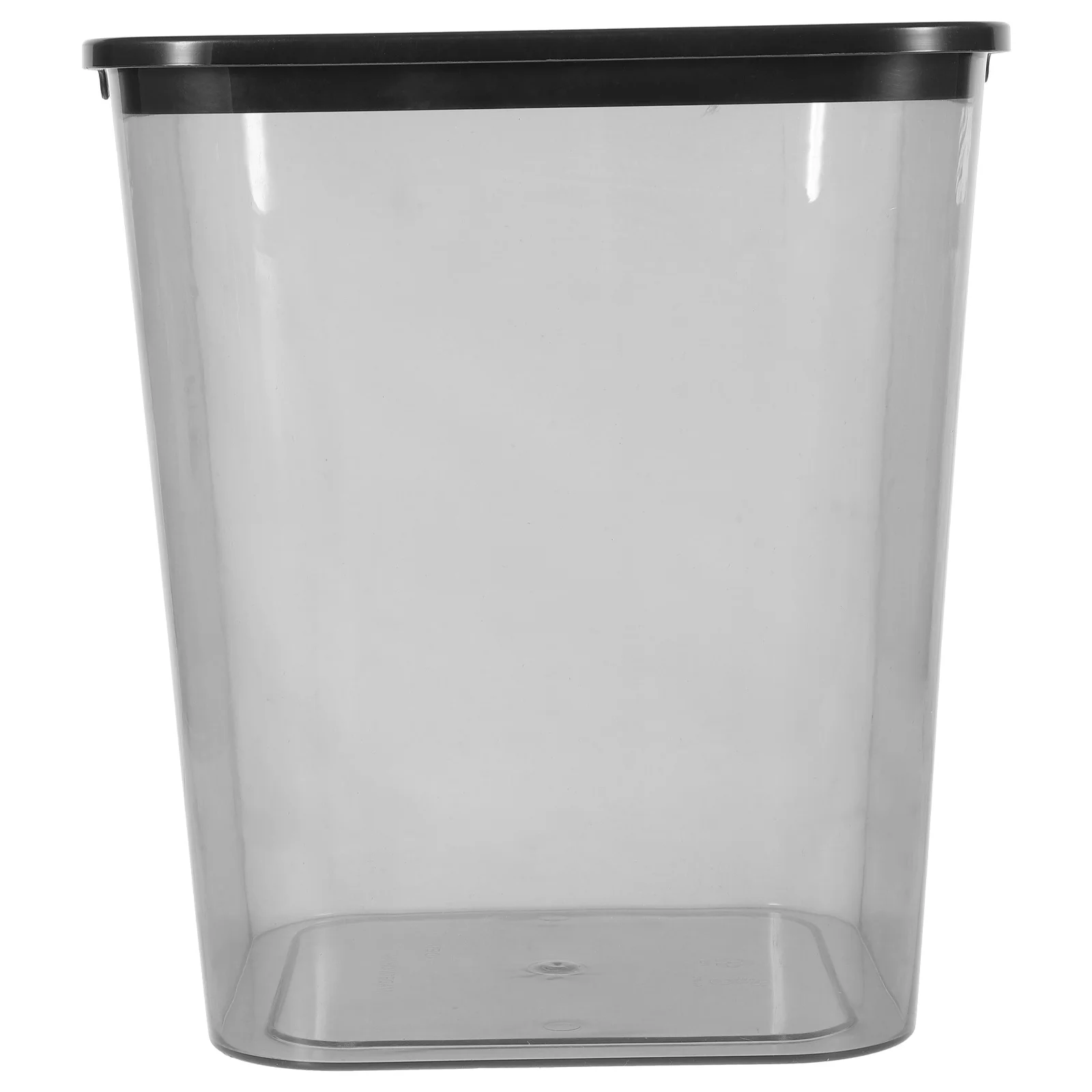 

Household Garbage Bin Transparent Large Capacity Press Ring Odor Proof Trash Can for Kitchen Bathroom Office Bedroom Wastebasket