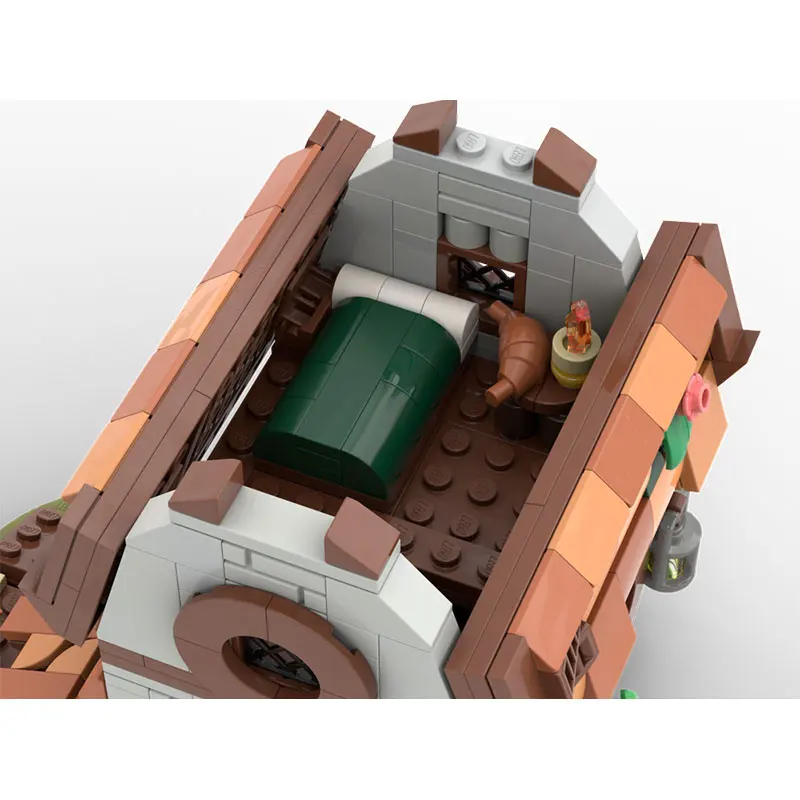 

Spot MOC-518pcs Medieval Castle Small Particle Assembly Building Blocks Puzzle Toy Model Gift Set Ornament