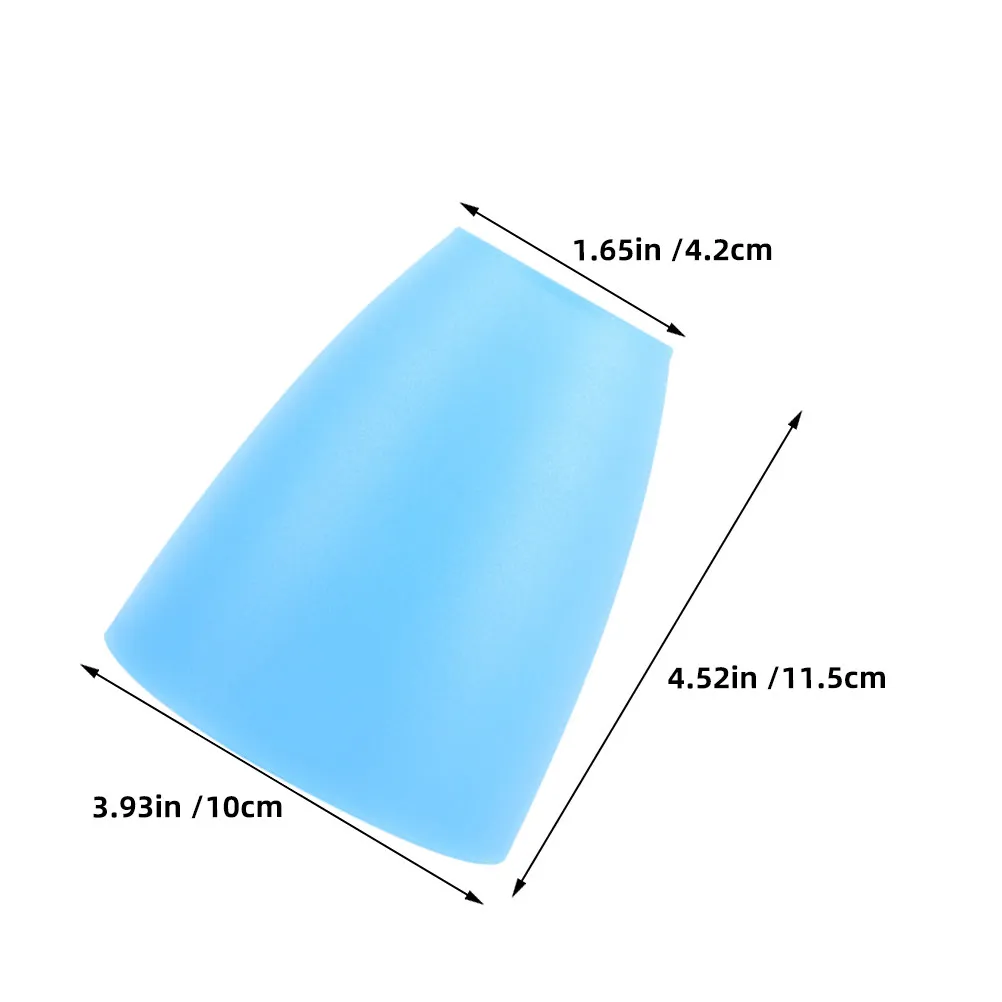 3pcs Plastic Lamp Shades: 42Mm Opening Flat Horseshoe Replacement For Multi-Head Standing Lamps Small Light Covers For Bedroom