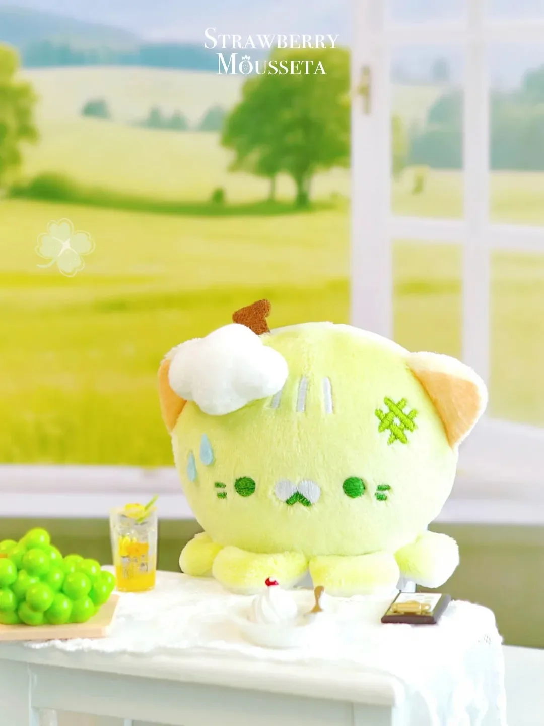 Strawberry Mousseta Mystery Box QQ Mochi Octopus Meow MeowCat Plush Doll Cute Animal Plush Toy Home Decor Collectible Gift view 5