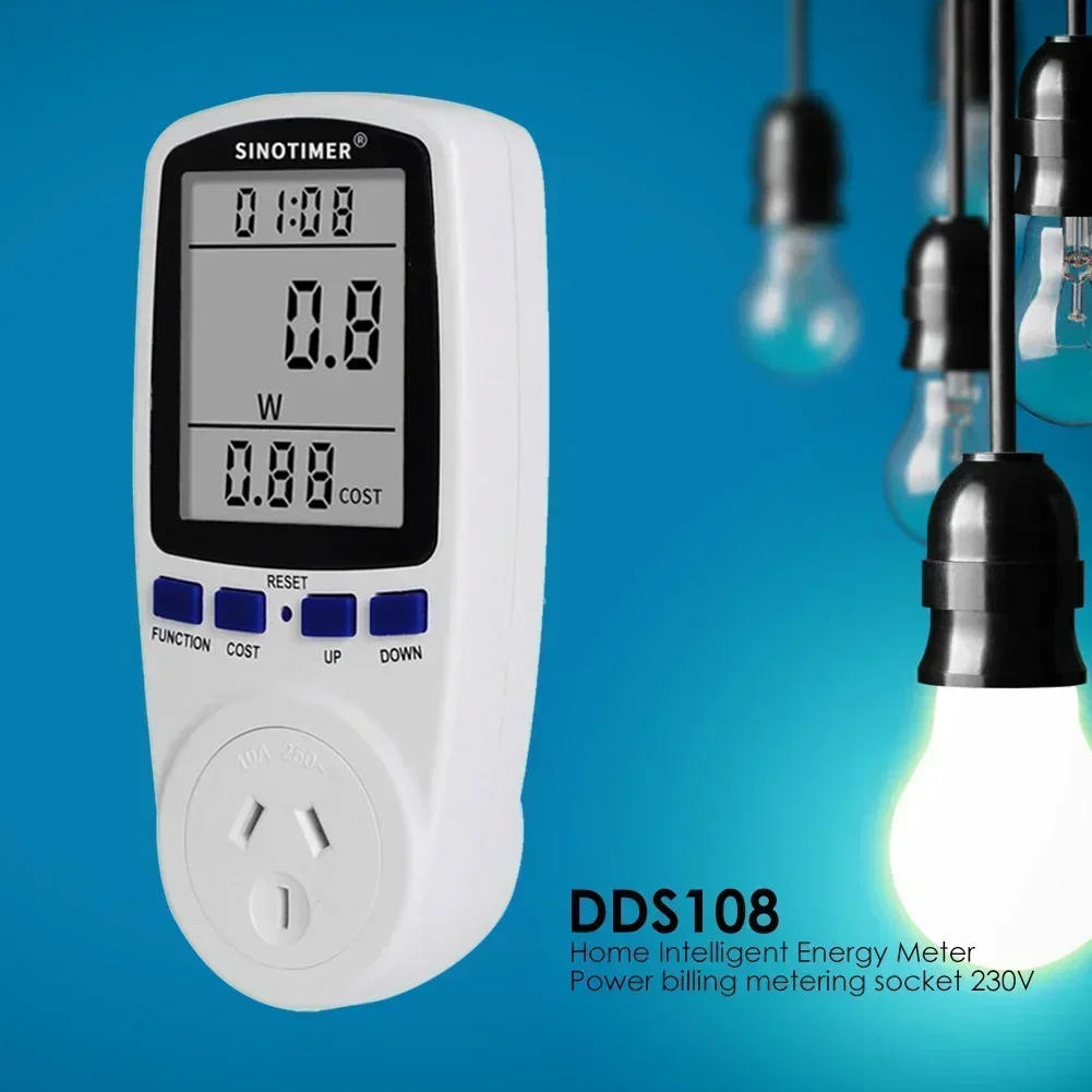 Socket In Household Meter Billing Energy Power Wattmeter Electric Smart Meter Consumption Meter The Metering Power