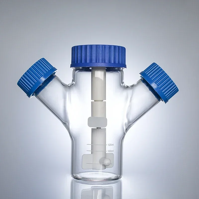 Magnetic stirring reagent bottle GL45 threaded mouth cell culture bottle（125ml 、250m、500ml）