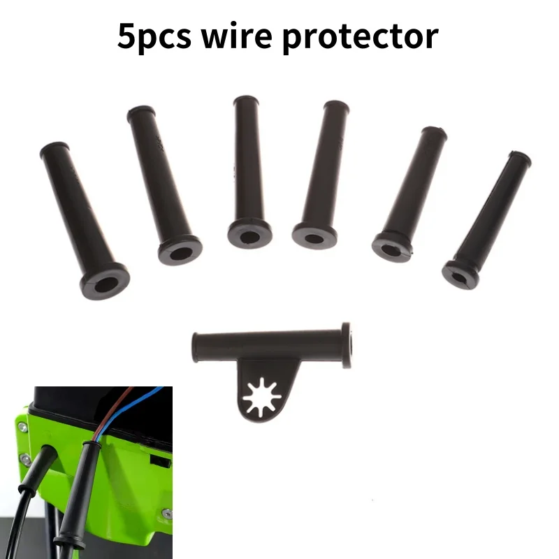 5Pcs Power Cord Protective Cover Rubber Wire Protector Cable Sleeve Boot Cover For Angle Grinder Cable Wire Connect Protection