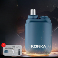 New Youpin KONKA Nose Hair Trimmer Electric Nose Hair Trimmer Portable Travel USB Charging Men Women Washable Nose Hair Shaver
