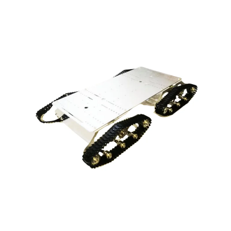 10 كجم تحميل TS900S جميع المعادن 4WD هيكل خزان مجنزرة مع محرك التشفير تجميعها للبرمجة سيارة روبوت كبيرة هيكل خزان مع جهاز للتحكم عن بُعد
