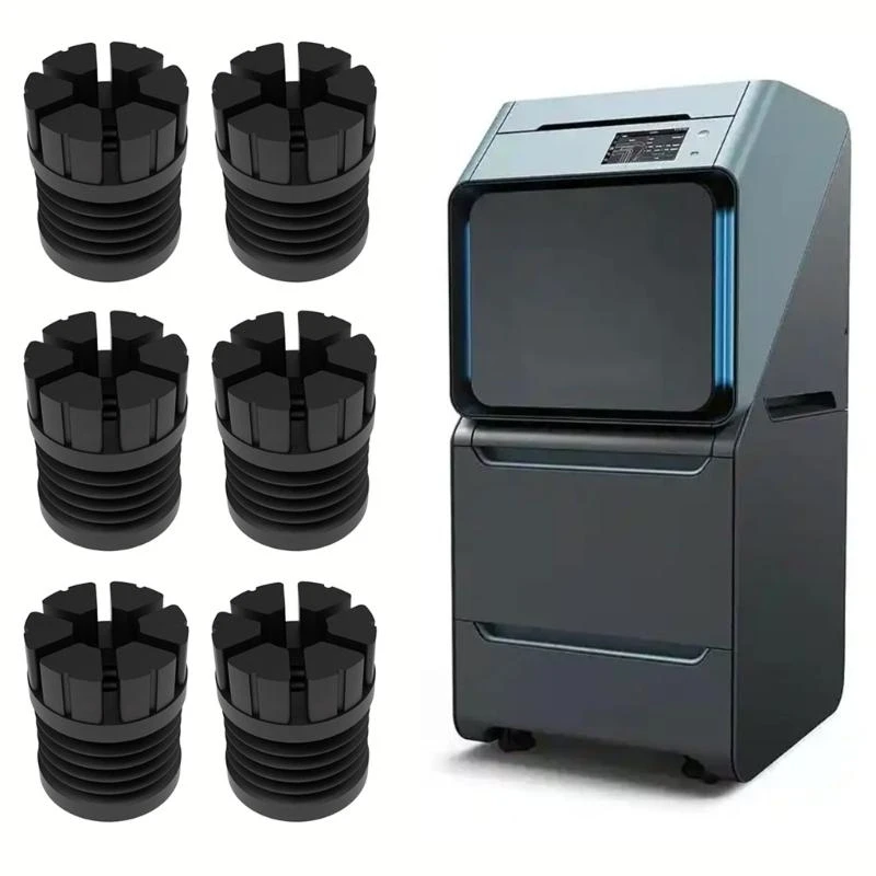 

Q5WA 4/8/12pcs 3D -принтеры ноги для ног для p1p Резиновые футы против вибрационной накладки амортизационная поглощение