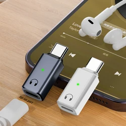 USB C To 8 Pin Adapter Type C To 8 Pin Audio Converter Headphone Earphones Converter for iPhone 15 iPad MacBook Type C Phone