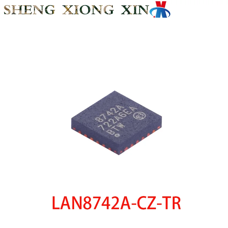 5pcs/lot 100% NEW LAN8742A-CZ-TR 24-SQFN Driver, Receiver, Transceiver LAN8742A 8742A Integrated Circuit