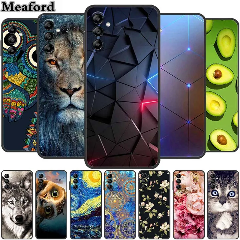 For Samsung Galaxy A14 4G 5G Case Luxury TPU Soft Silicone Back Cover Phone Cases for Samsung A15 4G 5G SM-A145 Protective funda