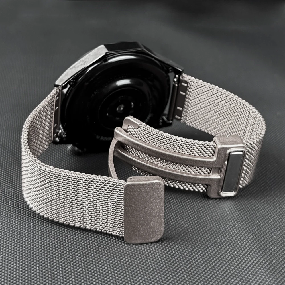 22mm 20mm Strap For Samsung Galaxy Watch 7 6 5 4 44mm 40mm S3 Active 2 Amazfit Milanese Loop Bracelet Huawei GT 3 4 46mm 2e Band