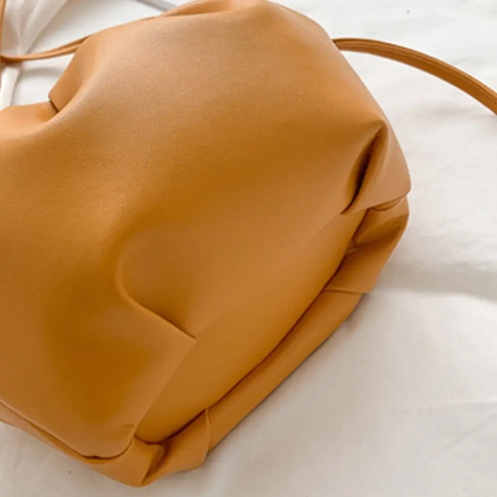 Mini Retro Cloud Bag Purse Handbag PU Crossbody Phone Bag Women's Shoulder Bag Korean Style Bag Very Peri Bag image 3