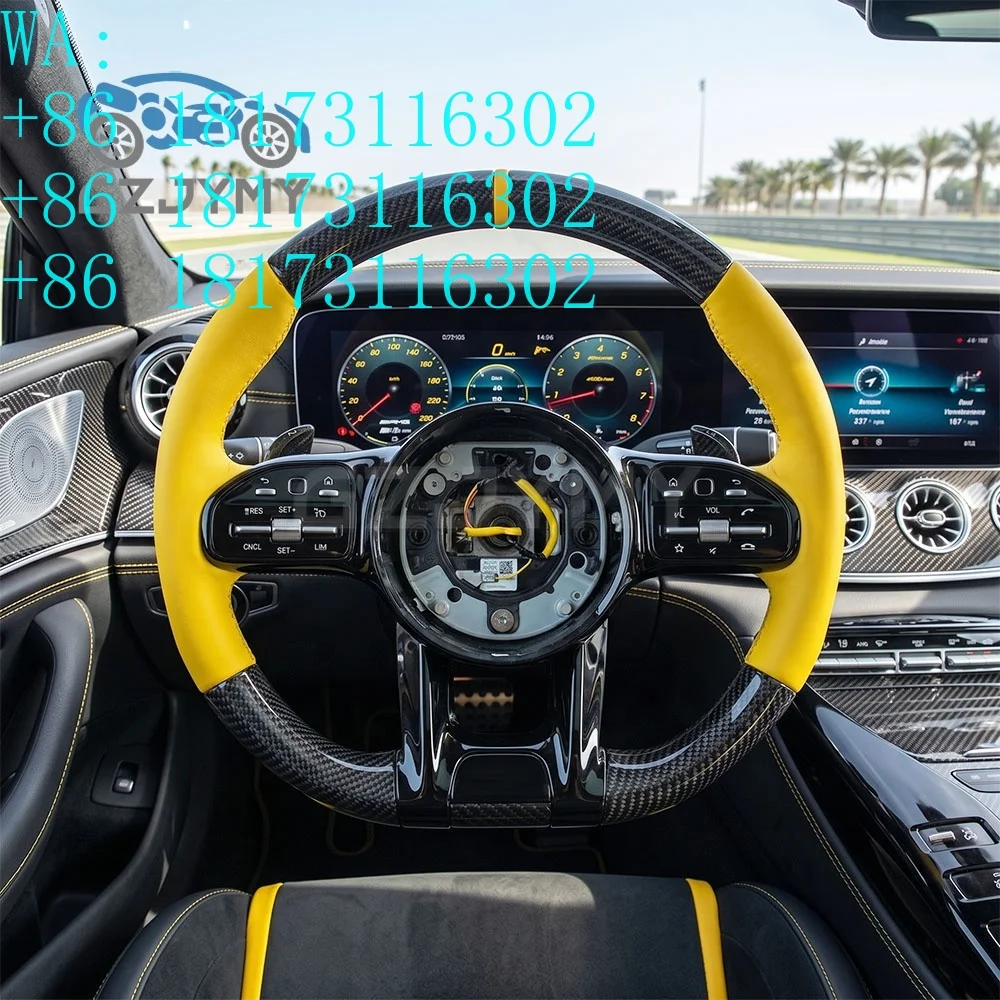 Factory Discounts Carbon Fiber Steering Wheel for  E-Class CLS GLE  W204 W205 W207 W211 W212 W213 W214 W215 W218 W238 W167 C63 C