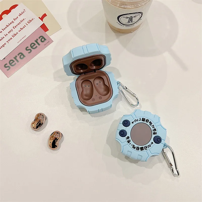 Cute Cartoon Digimon Monster Digivice high quality Silicon earphone Case for Samsung Galaxy Buds2 pro/Buds2/Buds Pro/buds Live