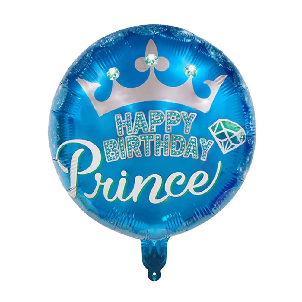 Cute Birthday Balloon Birthday Decorative Balloon Premium 18-inch Happy Birthday Balloon Kit Thicker Leakproof Aluminum for Baby