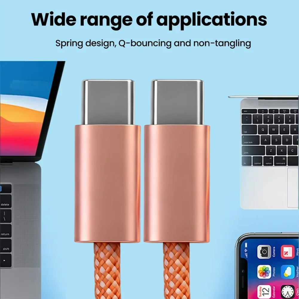 iPhone 17 Pro Max Air Orange用60W Type-C to Type-C急速充電ケーブル