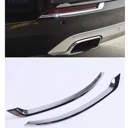 2016 Accessories 2pcs ABS Chrome REAR FOG LAMP COVER TRIM FITS FOR VOLVO XC90 2015-2025 Car styling