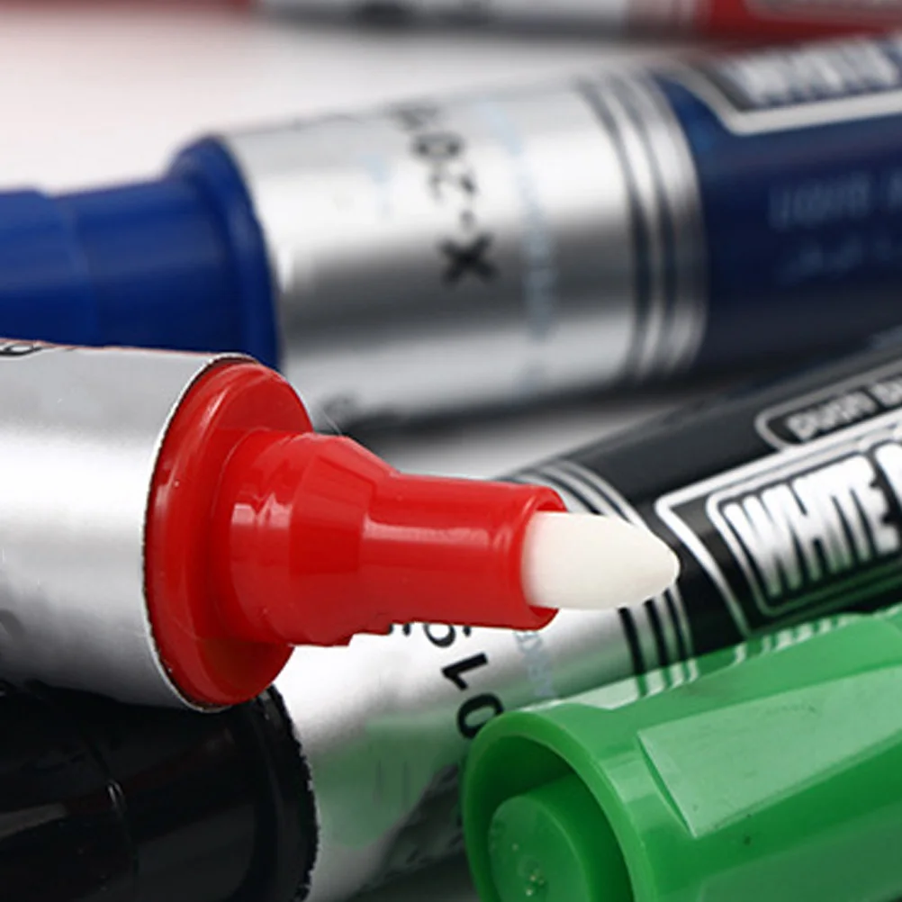 

8 шт., ручка для доски с пресс-потоком, экологически чистый набор маркеров для сухого стирания для художественных проектов «сделай сам» на нескольких поверхностей