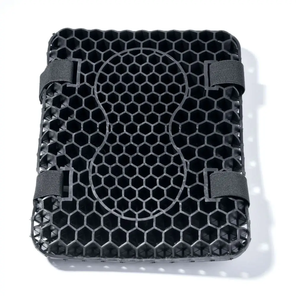 ยืดหยุ่นเบาะนั่งรถจักรยานยนต์Breathableทนทานเจลเบาะรองนั่งกระจายความร้อนกันน้ํา 3D Honeycombฝาครอบที่นั่งรถจักรยานยนต์