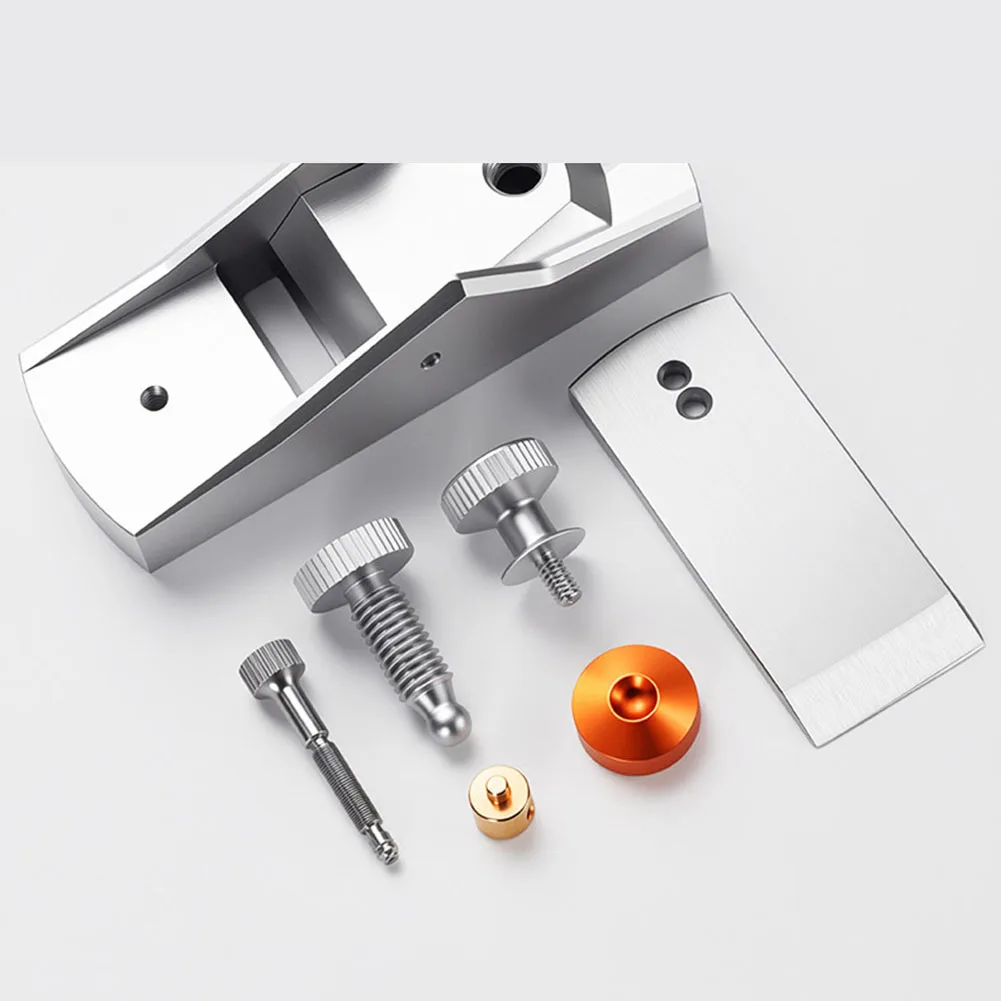 Adjustable For Mini Aluminum Alloy Hand Plane Compact Metal Woodworking Planer For Gypsum Board Fiberboard Edge Smoothing Tool