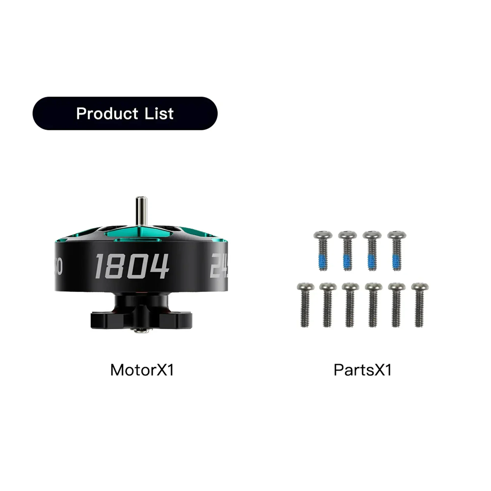 Sub250 Brushless Motor Suitable 1804 2450KV 3450KV Ultra-light for 3.5-5 Inch Long Range FPV Drone with Screw Accessories RC