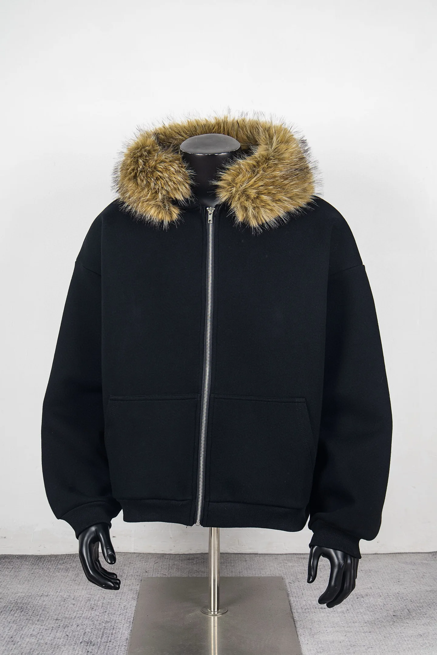 

Thiened толстовка на молнии зима-весна хлопок полиэстер мужской свитшот теплый впитывающий пот длинный свек повседневное модное пальто