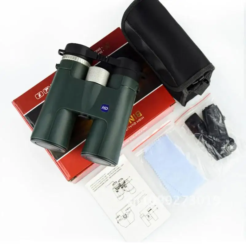 2021 جديد 12x42 HD مناظير سقف مقاوم للماء المهنية بريزم مشاهدة الطيور مناظير رؤية منخفضة HD تلسكوب للبالغين الليليين