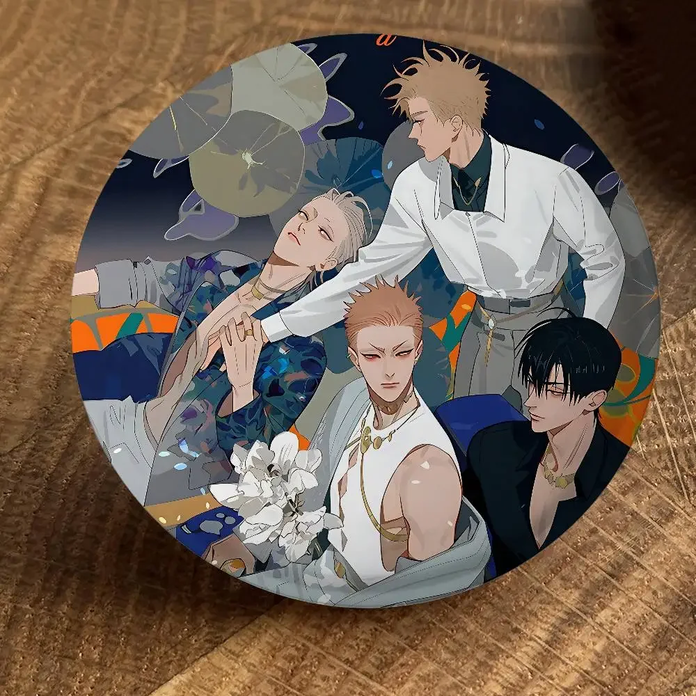 شارات كاريكاتير كارتونية BL 19 يومًا، زر صفيح إبداعي، شارة اقتباسات إبداعية، حقيبة ظهر، مجوهرات هدية للأطفال والأصدقاء #4