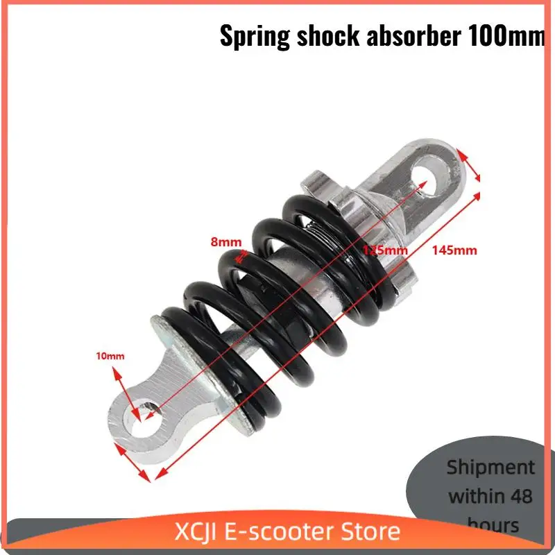 Amortecedor Ajustável a Óleo com Mola para Bicicletas e Patinetes Elétricos Dobráveis - 110/105/125/100mm, 750lb (Pond) - Tipo Suspensão Traseira