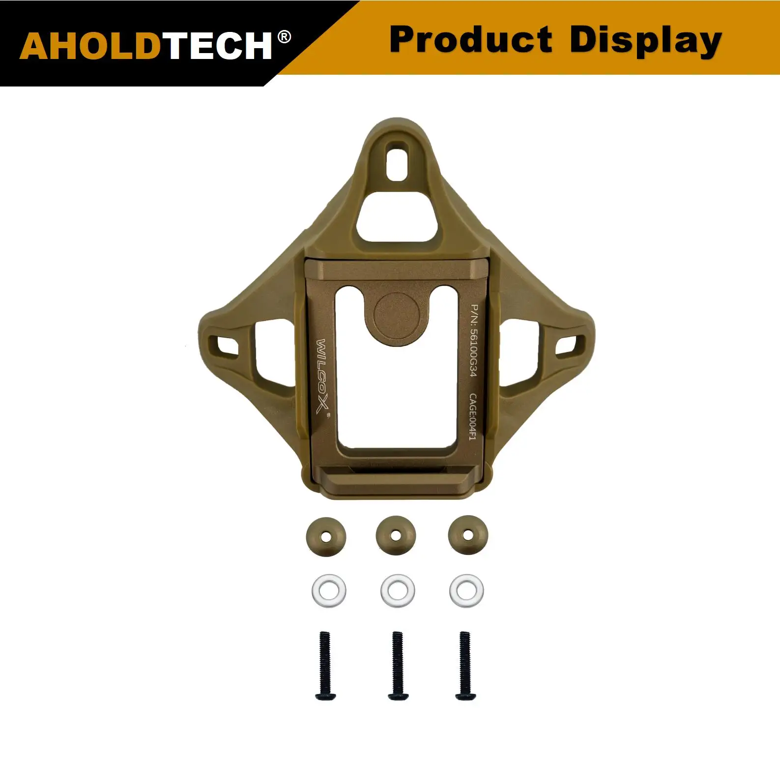 Aholdtech Wilcox L4 Helm Shroud Nvg Mount Adapter Voor Snelle Mich Wendy Tactische Kogelvrije Helm Accessoires