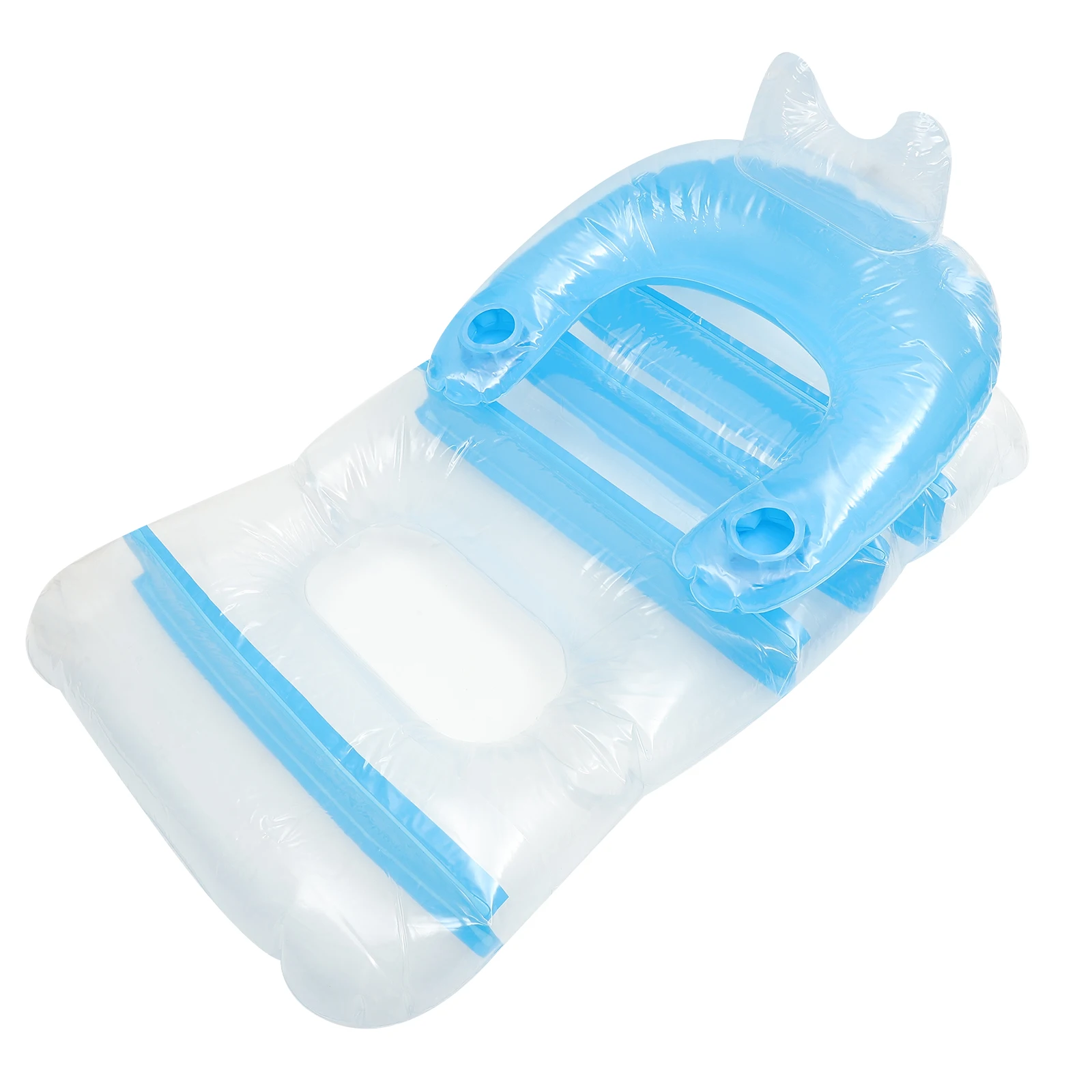 1pc Pvc Bed Inflatable Portable Pool Lightweight Beach Float Summer Outdoor Pool Float Pad Mat Swimming Floating Pad