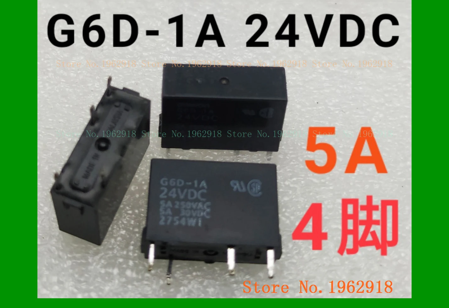 G6D-1A 24Vdc 5A250V…