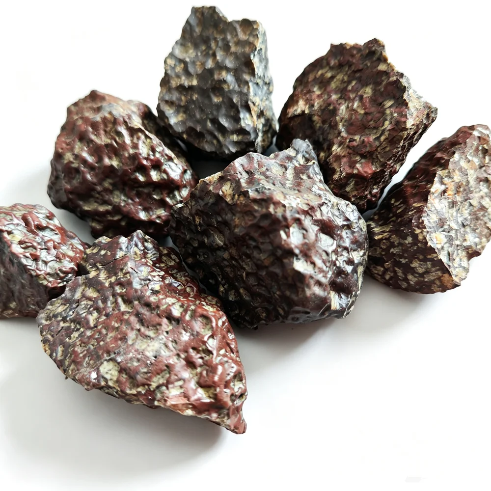 Gangou Dragon Scale Fusion Crust Meteorite from Lop Nur Recorded in China Meteorite Database Brecciated Specimen Home Decor