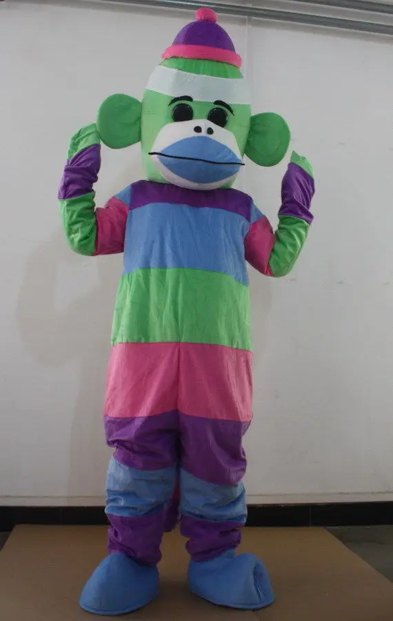 New Adult Character Monkey Mascot Costume Halloween Christmas Dress Full Body Props Outfit Mascot Costume