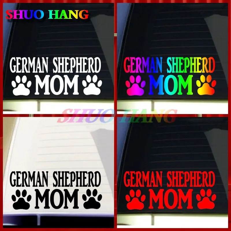 

Interesting German Shepherd MOM Sticker Vinyl Schutzhund Car Sticker Car Accessories Motorcycle Truck Window PVC