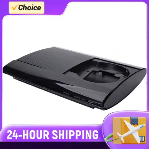 Complete Game Console Case Full Kit Gaming Accessories Black with Screws Console Faceplate Cover for PS3 Super Slim 4K 4000