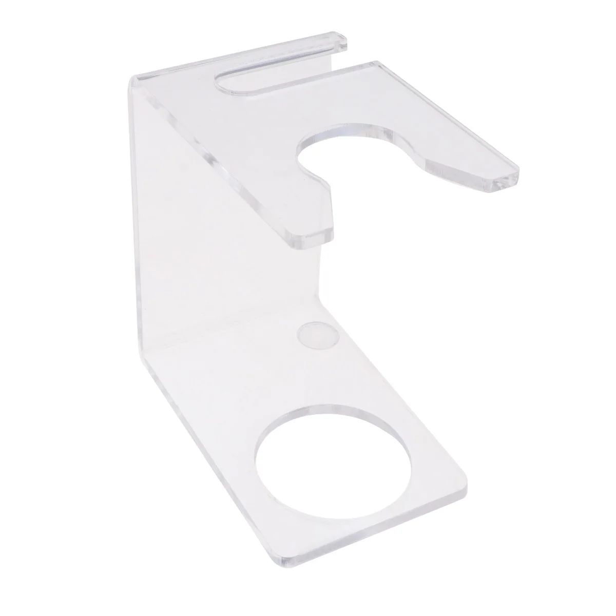 حامل فرشاة الحلاقة للرجال، حامل أكريليك، دعامة فرشاة الحلاقة المعلقة للحلاقة الرطبة، منظم صالون الحلاقة المنزلي المتين