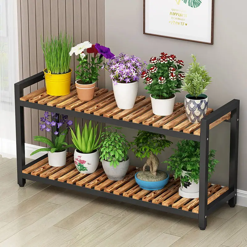 

Designer Aesthetics Nordic Flower Stand Balcony Minimalist Modern Unique Plant Display Shelf Organizer Muebles Home Furniture