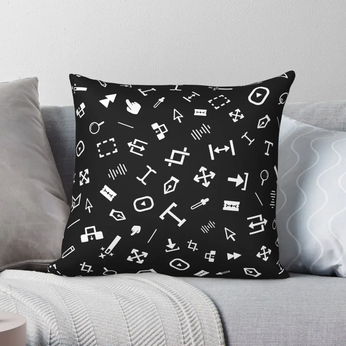 Tools Of The Video Trade Pillowcase Polyester Linen Velvet Printed Zip Decorative Room Cushion Cover