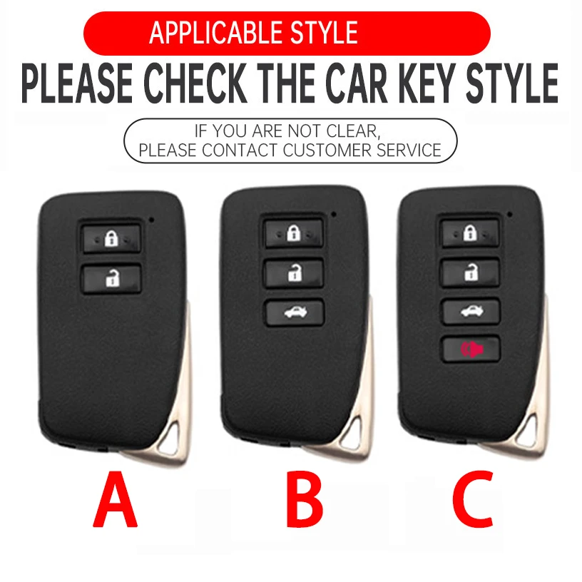 Car Key Cover Case For Lexus NX GS RX IS ES GX LX RC 200 250 350 LS 450H 300H Key Auto Case keychain Car Accessories