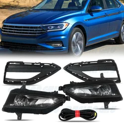 Phare antibrouillard avant avec ampoules et calandre, pour VW Jetta MK7 2019 2020