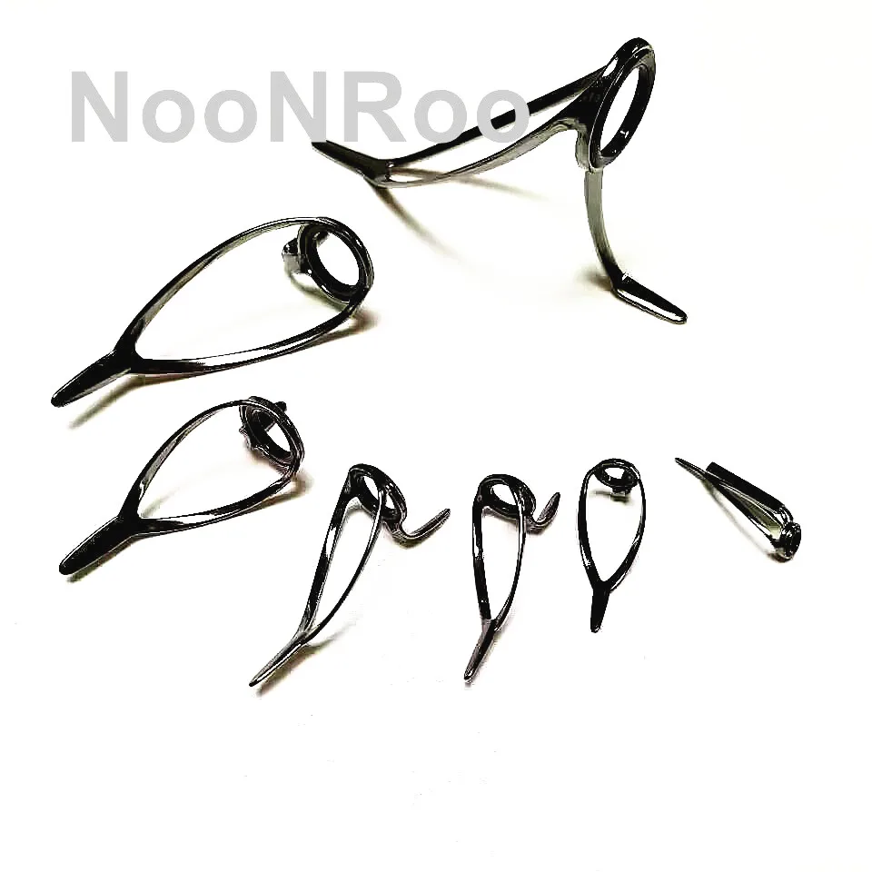 2 Bags NooNRoo Bream Guide Set  Saltwater Guides  Heavy Duty Stainless Steel Fishing Rod Guides DIY Repair Rod Building