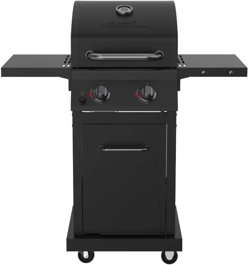 

3-Burner Propane Gas Grill, 26,000 BTU Outdoor Barbecue with Built-in Thermometer, Side Shelf and Wheels, for Patio, Backyard, Garden Cooking