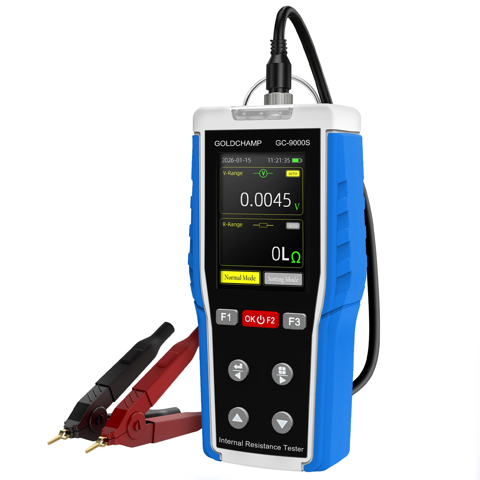 

HoldPeak HP-9000S Battery Internal Resistance Tester 0~100V 200Ω with Sorting Mode 1000mAh Battery for Lead-Acid Lithium Battery