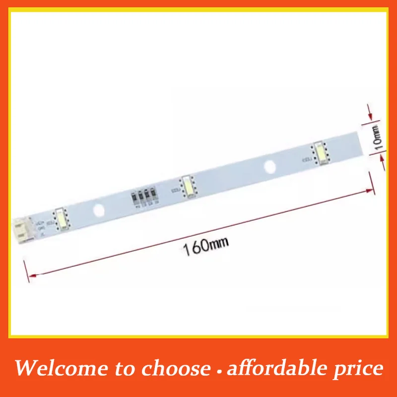VP 1/3PCS 160mm For E349766 MDDZ-162A 1629348 DC12V 1.25W HCDM415LC new DIY Accessories Freezer Refrigerator LED Strip Light Bar